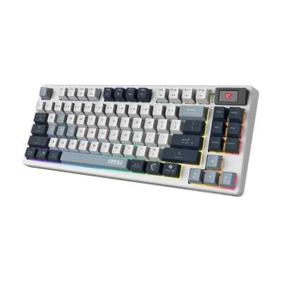 клавиатура MSI Forge GK600 TKL Sky Белый-черный