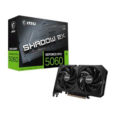 видеокарта MSI nVidia GeForce RTX 5060 8G Shadow 2X MAX Черный