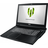 ноутбук MSI WT75 9SK-202 Черный