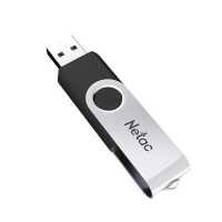 флешка Netac 16GB NT03U505N-016G-30BK Черный, серебристый