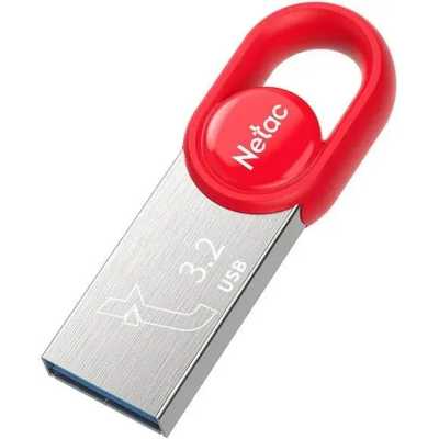 флешка Netac 32GB NT03UM2N-032G-32RE Черный, красный