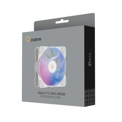 кулер Ocypus Beta F12 White ARGB Reverse Blade Белый