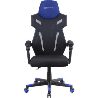 игровое кресло Oklick 111G Black/Blue черно-синий