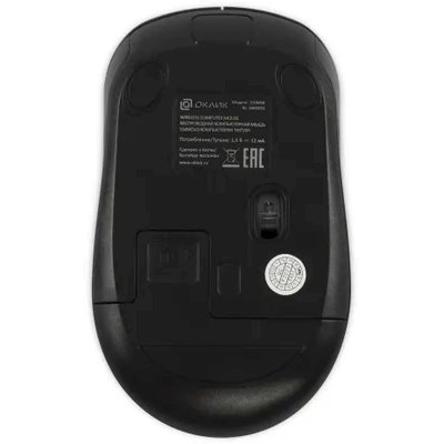 мышь Oklick 310MW Black-Red Черный-красный