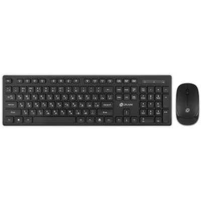 клавиатура Oklick S255W Black Черный