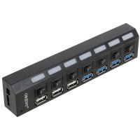 разветвитель USB Orient BC-315 черный