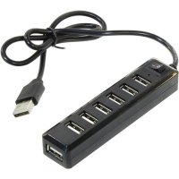 разветвитель USB Orient KE-720 черный