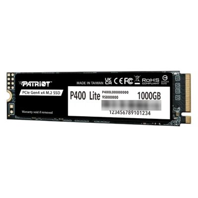 SSD диск Patriot P400 Lite 1Tb P400LP1KGM28H Черный
