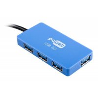 разветвитель USB PC PET ColorBoxBlue синий