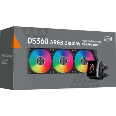 кулер PCcooler DS360 Display ARGB Black Черный