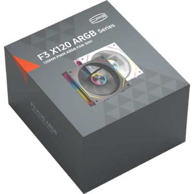 кулер PCcooler F3 X120 Black ARGB Черный