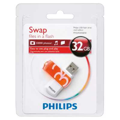 флешка Philips 32GB FM32FD05B/97 Белый