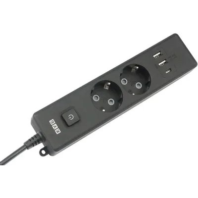 сетевой удлинитель Power Cube PC-5B-2M черный