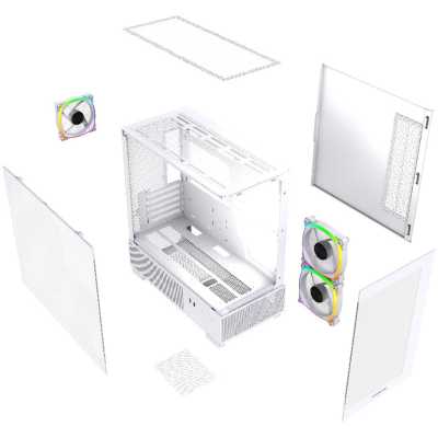 корпус PowerCase Vision Micro M3W White