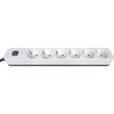 сетевой фильтр PowerCom SP-06W 5m белый