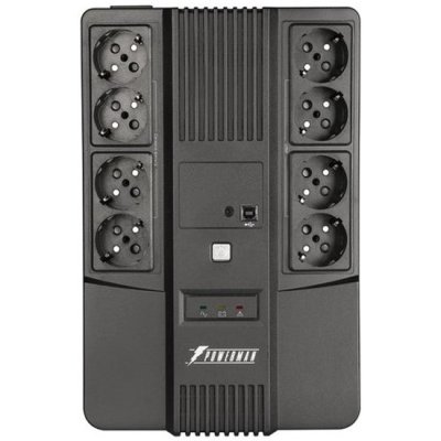 ИБП PowerMan Brick 850 Plus Черный