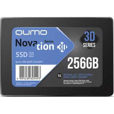 SSD диск Qumo Novation 256Gb Q3DT-256GHHY Черный