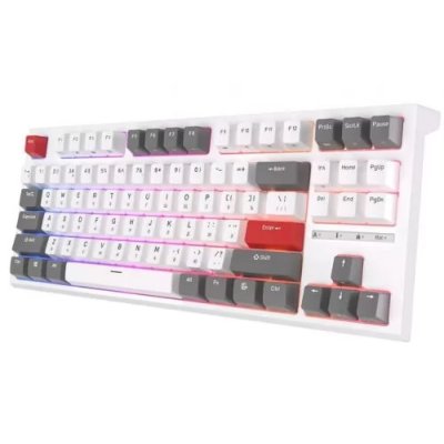 клавиатура Royal Kludge RKR87 6935280819520 Белый-серый