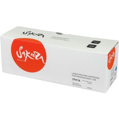 картридж Sakura SACF411A голубой
