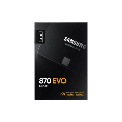 SSD диск Samsung 870 EVO 4Tb MZ-77E4T0BW Черный