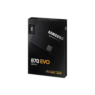 SSD диск Samsung 870 EVO 4Tb MZ-77E4T0BW Черный