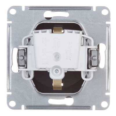 розетка силовая Schneider Electric AtlasDesign ATN001043 Карбон