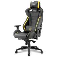игровое кресло Sharkoon Shark Zone GS10 Black-Yellow черно-желтый