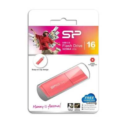 флешка Silicon Power 16GB SP016GBUF2U06V1P Розовый