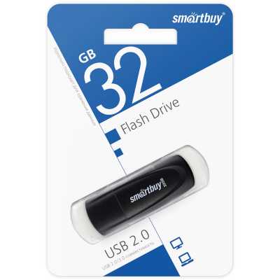 флешка SmartBuy 32GB SB032GB2SCK Черный