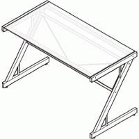 стол компьютерный Бюрократ SIGMA-3 Black