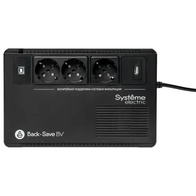 ИБП Systeme Electric Back-Save BVSE400RS Черный