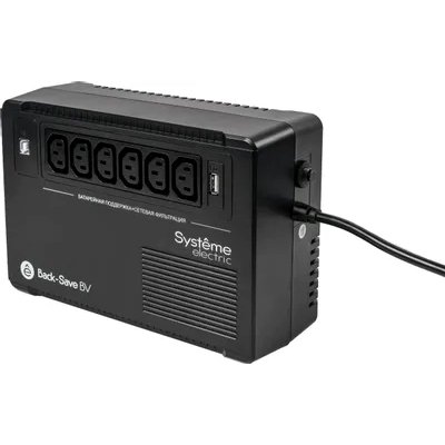 ИБП Systeme Electric Back-Save BVSE800I Черный
