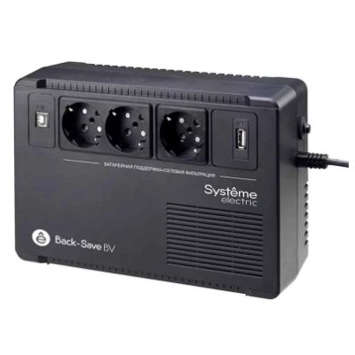 ИБП Systeme Electric Back-Save BVSE800RS Черный
