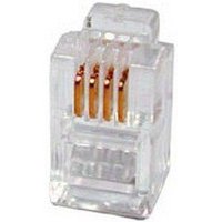 телефонный разъем Hyperline PLUG-4P4C-P-C2
