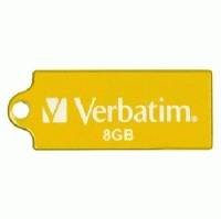 флешка Verbatim 8GB 047422-58 micro drive sunkissed yellow Желтый