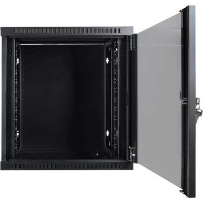 телекоммуникационный шкаф Wize Pro W12U45QSR Черный