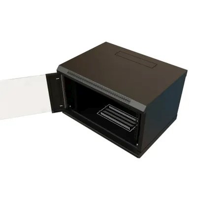 телекоммуникационный шкаф WRLine WR-TW-0645-GP-RAL9004 Черный