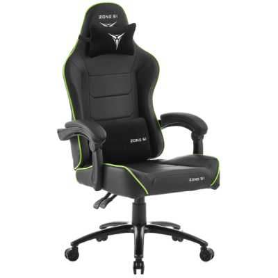 игровое кресло ZONE 51 Invader Z51-VAD-BK черно-зеленый
